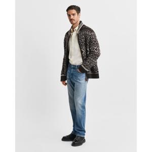 Gant Jacquard Mens Cardigan